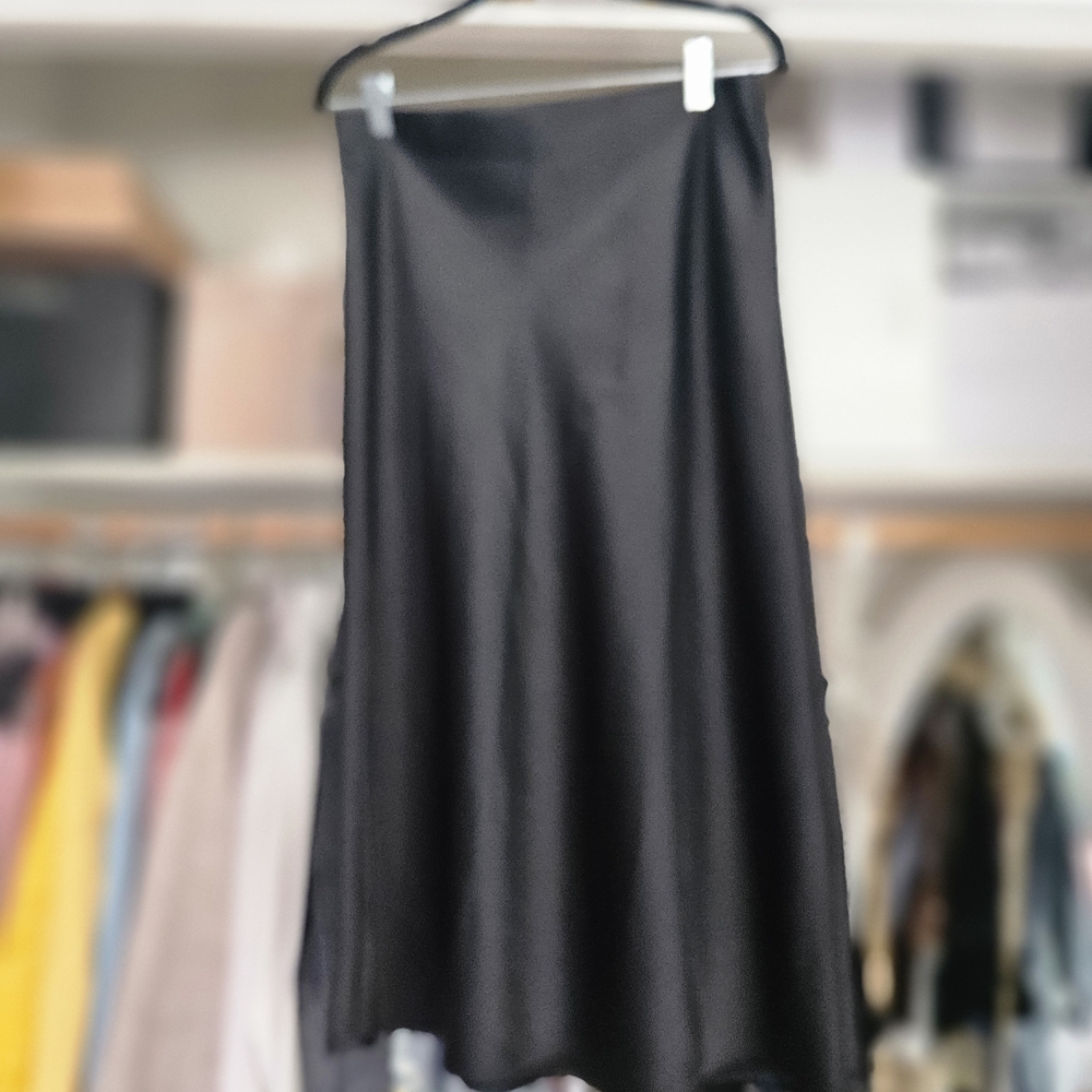 Rachel Zoe Classic Black A-Line Skirt
